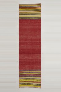 Turkish Rug Runner 2x8 Red Gordes Kilim Rug Runner 62,234
