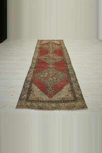 3.3x10 Old Kirsehir Rug Runner. 100,309 - Turkish Rug Runner  $i