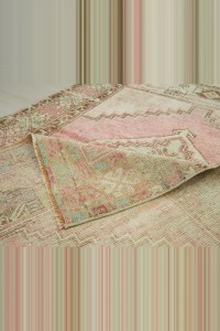 3.5x5.7 Old Turkish Kirsehir Carpet Rug 108,174 - Turkish Carpet Rug  $i