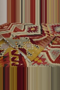 3.5x7.5 Old Esme Kilim Rug Runner 103,228 - Turkish Rug Runner  $i