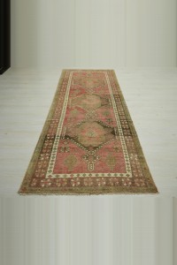 3.5x9.5 Sun Faded Sivas Carpet Rug Runner. 108,289 - Turkish Rug Runner  $i