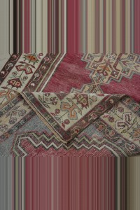 3.6x6 Old Vintage Turkish Carpet Rug 110,186 - Turkish Carpet Rug  $i