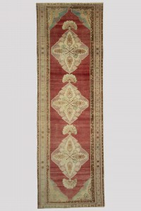 Turkish runner Entryway rug Turkish runner rug 2.3x5.4 Hallway runner Turkish rug runner Vintage runner Oushak rug DK502 Oushak runner