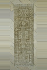 Turkish Rug Runner 3x10 Persian Vintage Rug Runner 92,292