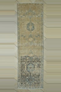 Turkish Rug Runner 3x10 Persian Vintage Rug Runner 93,305