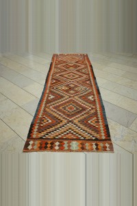 3x10 Turkish Kilim Rug Runner. 93x305 - Turkish Rug Runner  $i