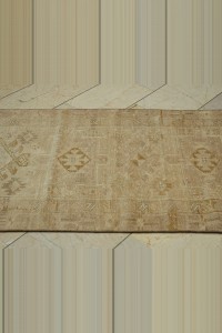 3x10 Vintage Brown Beige Persian Rug Runner 90,304 - Turkish Rug Runner  $i