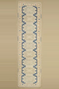 Turkish Rug Runner 3x10 Wool Oushak Rug Runner. 85,307