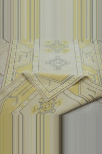 3x10 Wool Vintage Oushak Rug Runner 90,289 - Turkish Rug Runner  $i