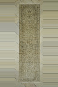 Turkish Rug Runner 3x11 Persian Vintage Carpet Rug Runner 92,340