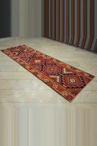 3x11 Wool Kilim Rug Runner. 105,320 - Turkish Rug Runner  $i