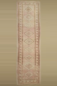 Turkish Rug Runner 3x11 Wool Oushak Rug Runner. 94,341