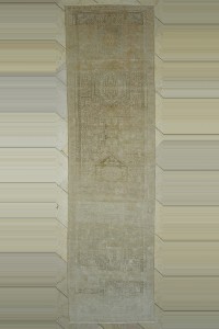 Turkish Rug Runner 3x12 Vintage Persian Carpet Rug Runner 97,363