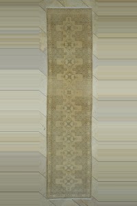 Turkish Rug Runner 3x12 Vintage Persian Sinah Carpet Rug Runner 88,375