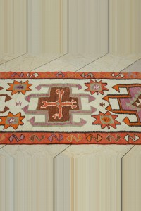 3x12 Wool Turkish Kilim Rug Runner 95,365 - Turkish Rug Runner  $i