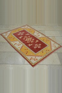 3x5 Multi Color Wool Oushak Rug 94,134 - Turkish Carpet Rug  $i