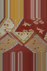 3x5 Multi Color Wool Oushak Rug 94,134 - Turkish Carpet Rug  $i