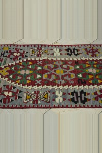 3x5 Old Turkish Kilim Rug 89,144 - Turkish Kilim Rug  $i
