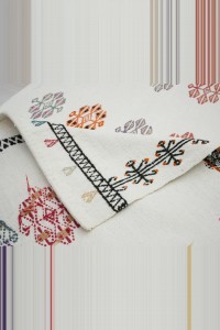 3x8 Cotton On Cotton Adana Kilim Rug 92,240 - Turkish Rug Runner  $i