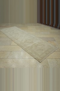 3x9 Beige Brown Persian Rug Runner 97,284 - Turkish Rug Runner  $i