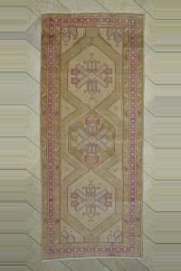 Turkish Rug Runner 4x10 Vintage Persian Carpet Rug Runner 128,304