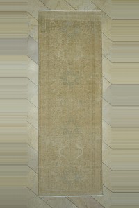 Turkish Rug Runner 4x11 Brown Beige Persian Rug Runner 117,338