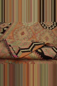 4x12 Old Kars Tribal Kilim Rug Runner 124,368 - Turkish Rug Runner  $i