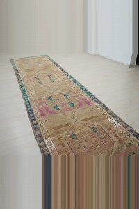 4x13 Long And Wide Kars Carpet Rug Runner 110,403 - Turkish Rug Runner  $i