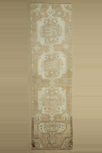 4x13 Long Natural Color Kars Rug Runner 112,395 - Turkish Rug Runner  $i