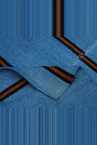 4x5 Overdye Blue Hemp Kilim Rug 110,166 - Turkish Hemp Rug  $i