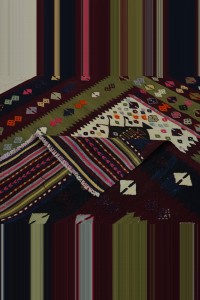4x5 Sun Faded Balikkesir Kilim Rug 113,145 - Turkish Kilim Rug  $i