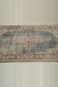 4x6.5 Navy Blue Oushak Rug 120,197 - Oushak Rug  $i