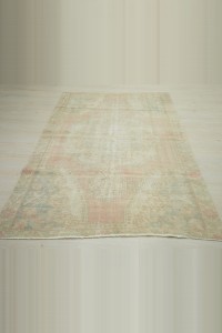 4x6.7 Vintage Turkish Carpet Rug 130,205 - Turkish Carpet Rug  $i