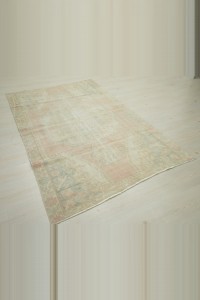 4x6.7 Vintage Turkish Carpet Rug 130,205 - Turkish Carpet Rug  $i