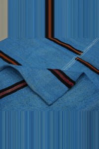 4x6 Overdye Blue Hemp Kilim Rug 112,191 - Turkish Hemp Rug  $i