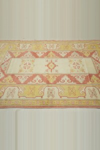 4x6 Wool Vintage Oushak Rug 120,183 - Oushak Rug  $i