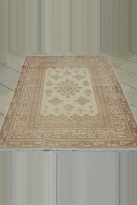 4x6 Wool Vintage Turkish Carpet Rug  120,172 - Turkish Carpet Rug  $i