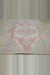 4x7.3 Vintage Village Woven Turkish Carpet Rug 127,222 - Turkish Carpet Rug  $i