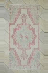 Turkish Carpet Rug 4x7,5 Pastel Faded Turkish Oushak Rug 113,229