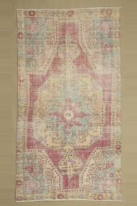 Oushak Rug 4x7 Vintage Oushak Rug 120,215