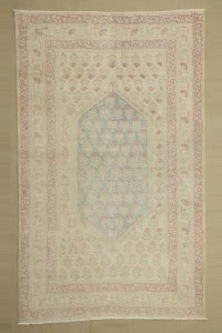 Oushak Rug 4x7 Vintage Oushak Rug 132,213