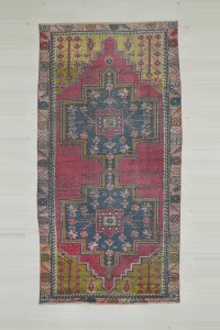 Turkish Carpet Rug 4x8 Vintage Turkish Carpet Rug 118,235
