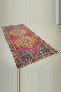 4x9 Vintage Turkish Carpet Rug 116,263 - Turkish Carpet Rug  $i