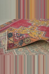 4x9 Vintage Turkish Carpet Rug 116,263 - Turkish Carpet Rug  $i