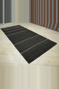 5.5x12 Natural Goat Hair Woven Kilim Rug 165,368 - Goat Hair Rug  $i