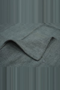 5.5x7 Overdye Gray Hemp Kilim Rug. 167,220 - Turkish Hemp Rug  $i