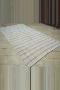 55x11 Stripe Turkish Vintage Hemp Kilim Rug 166,323 - Turkish Hemp Rug  $i