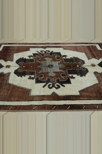 5x10 Brown Kars Carpet Rug 160,292 - Turkish Carpet Rug  $i