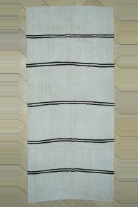 Turkish Hemp Rug 5x11 Dark Brown And White Hemp Rug 152,335
