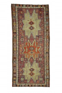 Turkish Kilim Rug 5x12 Kars Kilim Rug 163,354